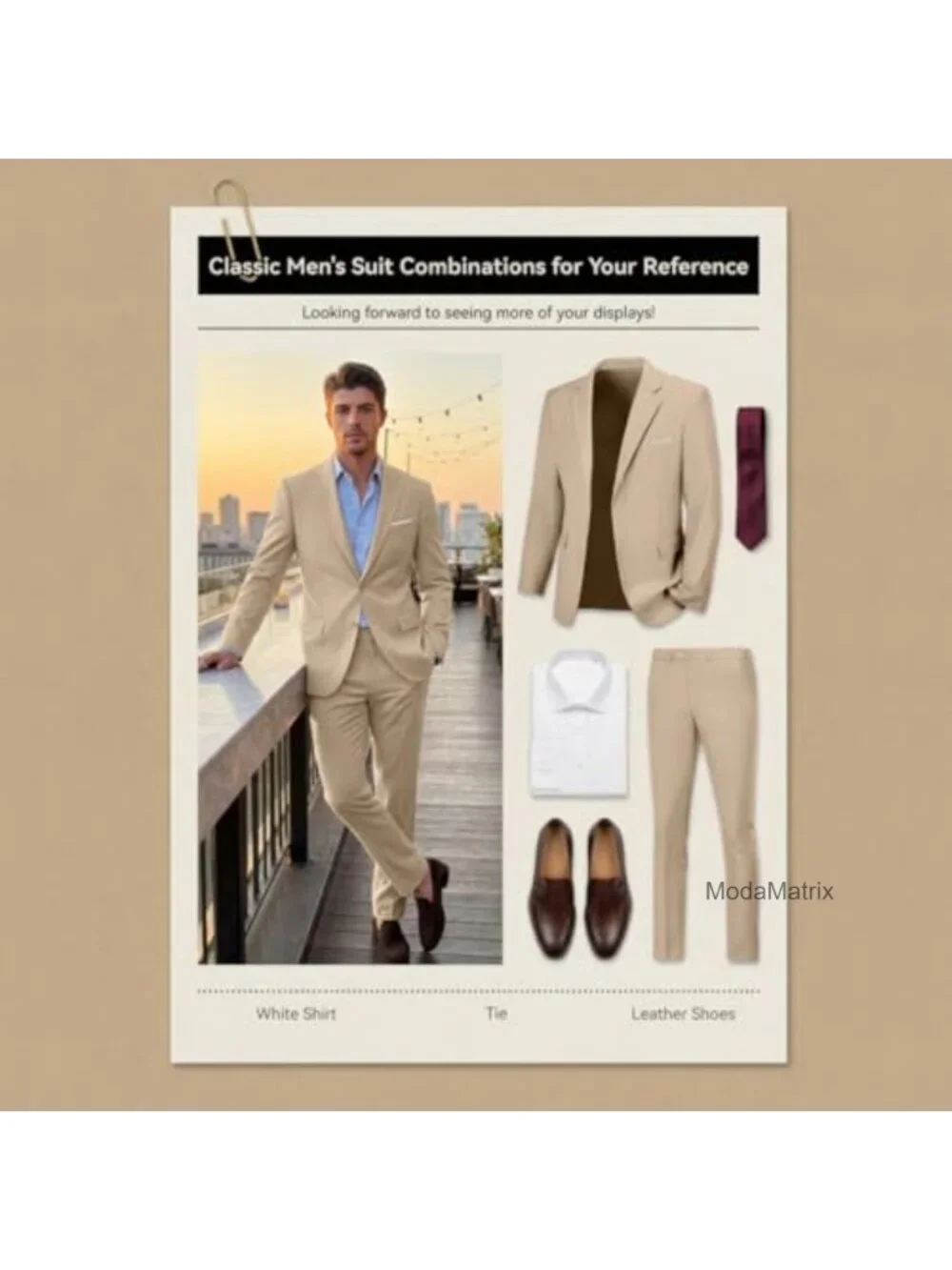 Men's 2 Piece Slim Fit Prom Suit Set - Jacket & Pants, Wrinkle Resistant